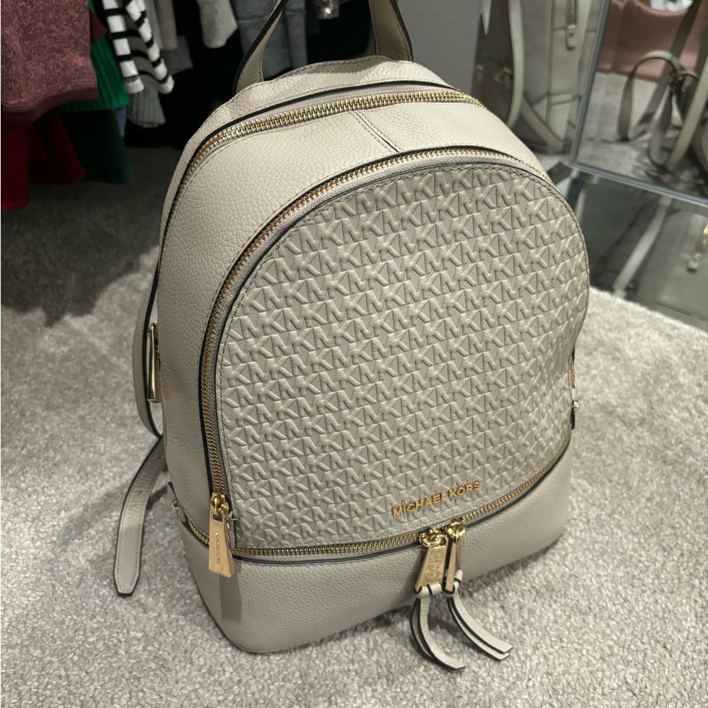 Michael Kors Rhea Medium Embossed Backpack